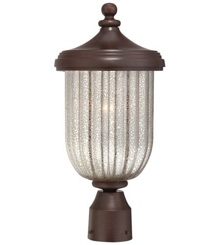 The Great Outdoors Solara Hills 18" Outdoor Post Light in Architectual Bronze