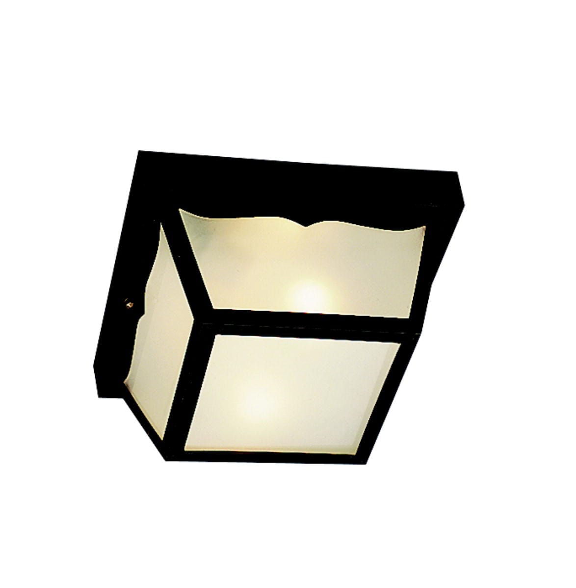 Kichler Outdoor Fixtures 2-Light Outdoor Flush Mount in Black