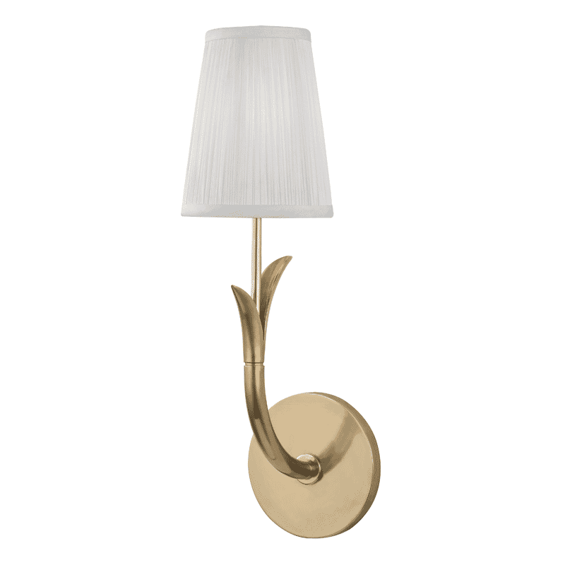 Hudson Valley Deering 16" Wall Sconce in Aged Brass