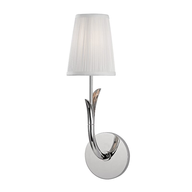 Hudson Valley Deering 16" Wall Sconce in Polished Nickel