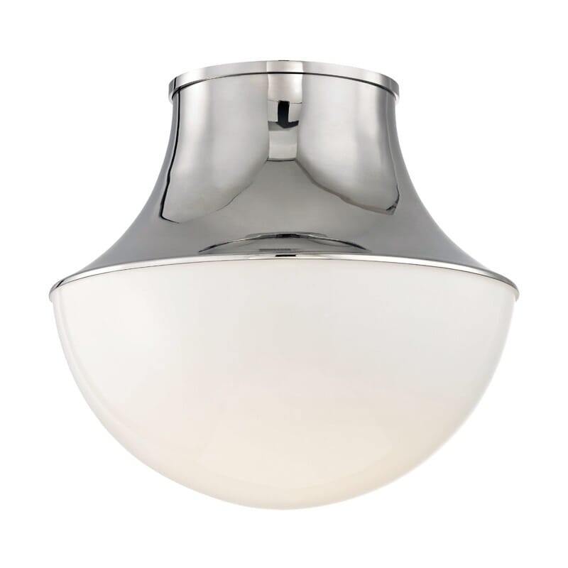 Hudson Valley Lettie Ceiling Light in Polished Nickel