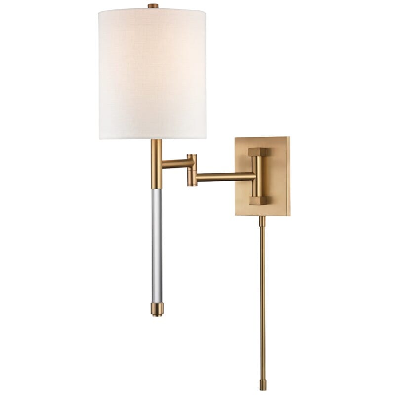 Hudson Valley Englewood 21" Wall Sconce in Aged Brass