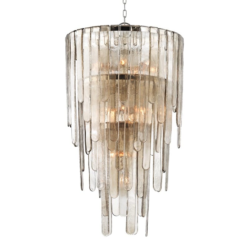 Hudson Valley Fenwater 16-Light 46" Pendant Light in Polished Nickel