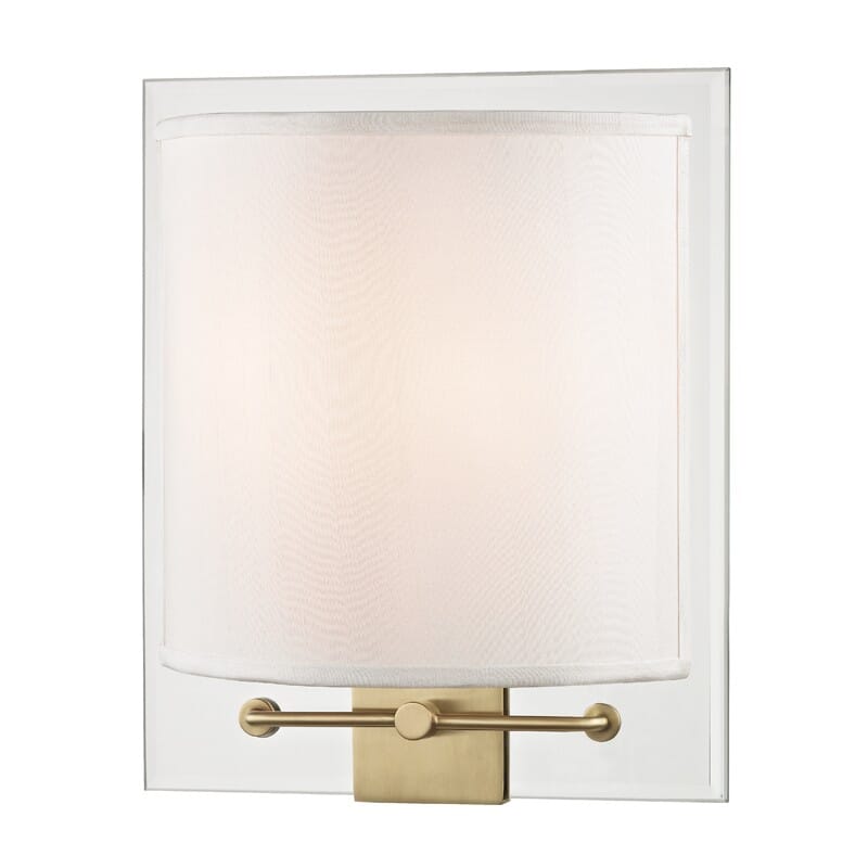 Hudson Valley Peoria 2-Light 11" Wall Sconce in Aged Brass