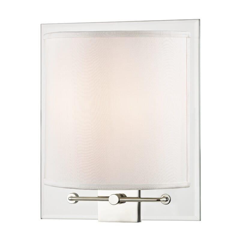 Hudson Valley Peoria 2-Light 11" Wall Sconce in Polished Nickel