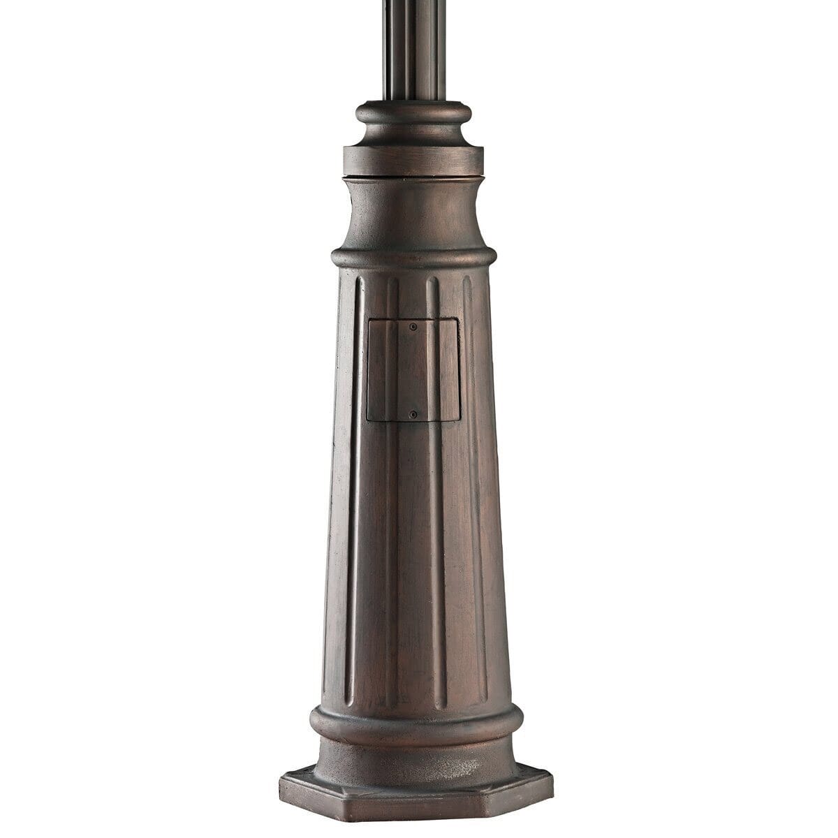 Kichler 96" w/3" Diameter Outdoor Post w/Base in Black