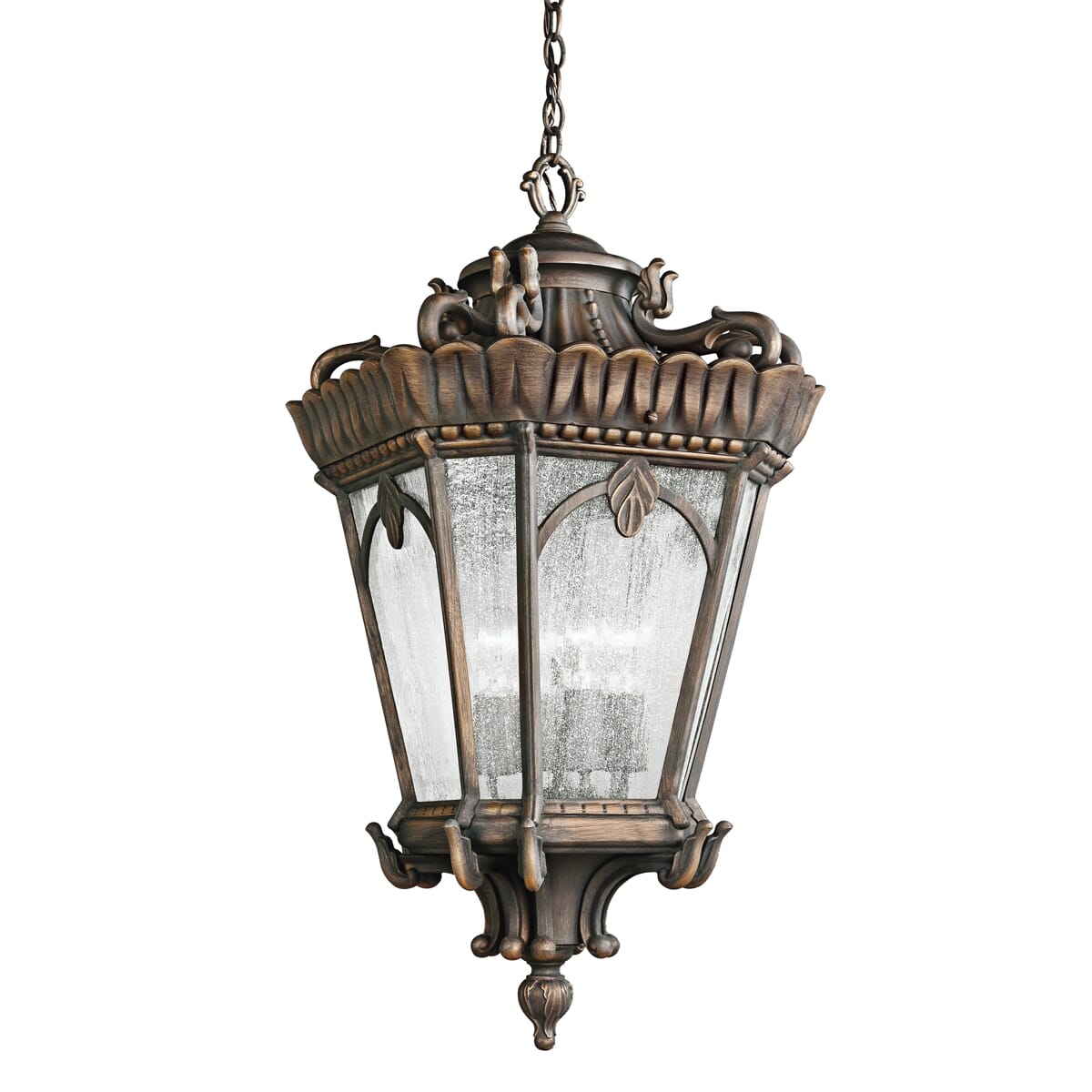 Kichler Tournai 4-Light 17" Outdoor Hanging Pendant in Londonderry