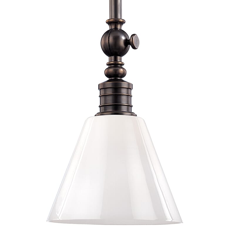 Hudson Valley Darien 12" Pendant Light in Distressed Bronze