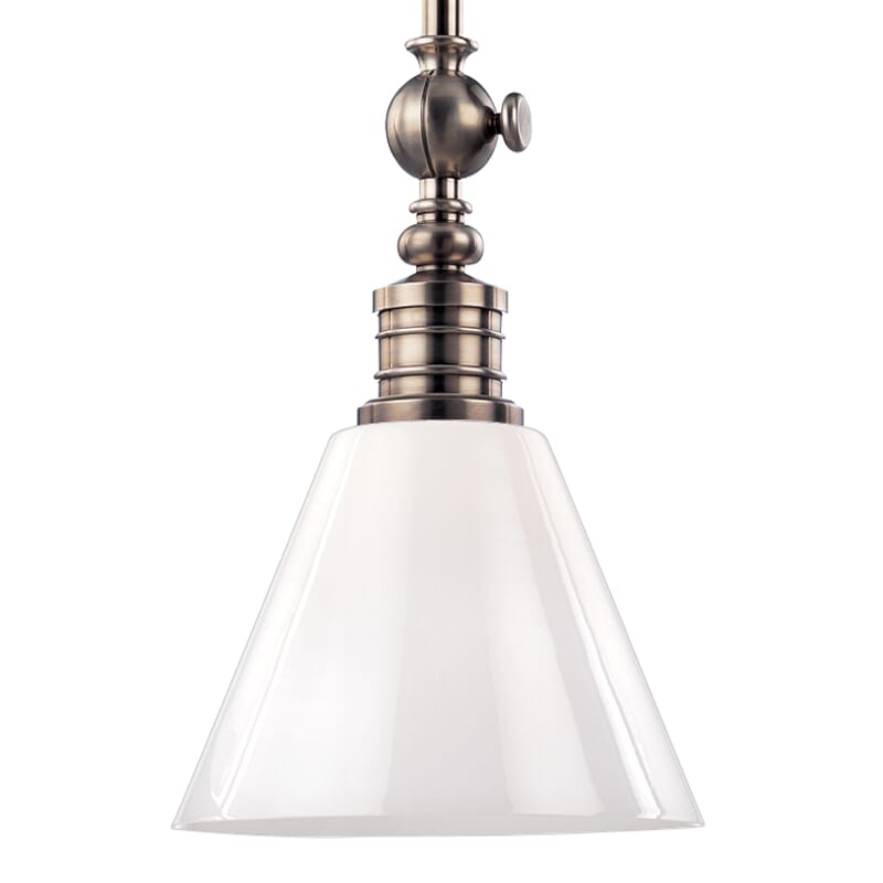 Hudson Valley Darien 12" Pendant Light in Historical Nickel