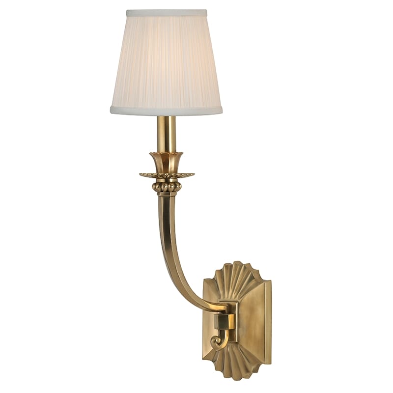 Hudson Valley Alden 21" Wall Sconce in Aged Brass