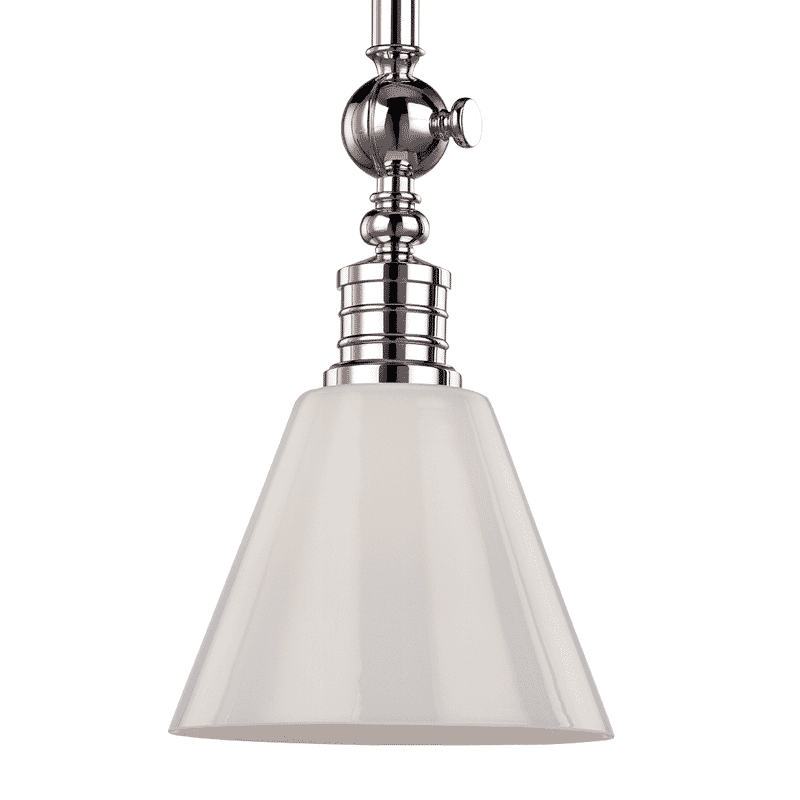 Hudson Valley Darien 16" Pendant Light in Polished Nickel