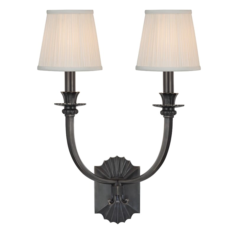 Hudson Valley Alden 2-Light 21" Wall Sconce in Old Bronze