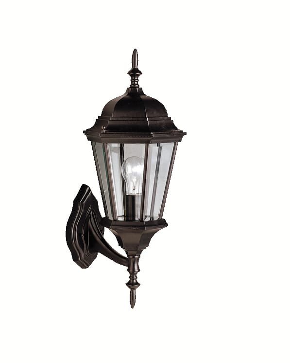 Kichler Madison 1-Light 19.5" Outdoor Medium Wall in Black Finish