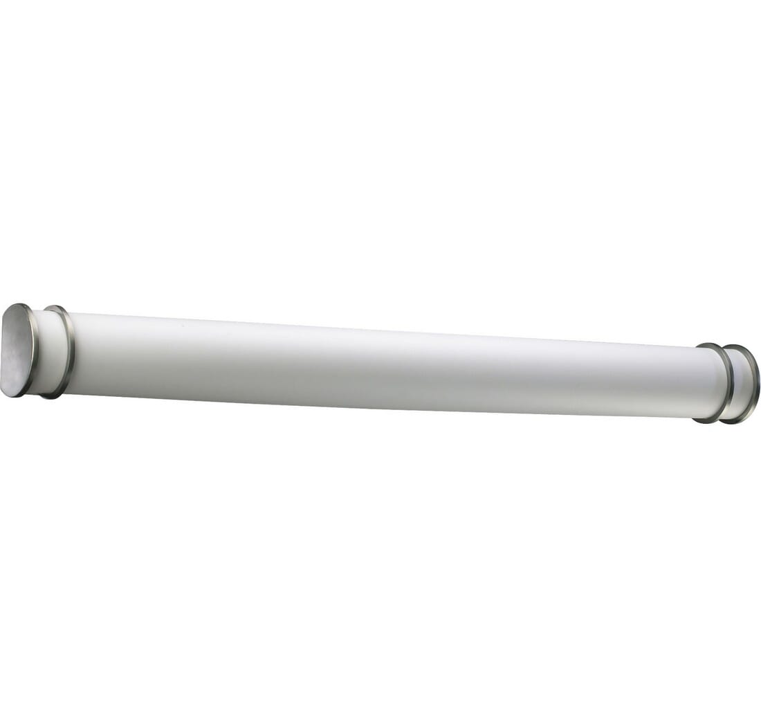 Quorum Transitional 2-Light 5" Bathroom Vanity Light in Satin Nickel