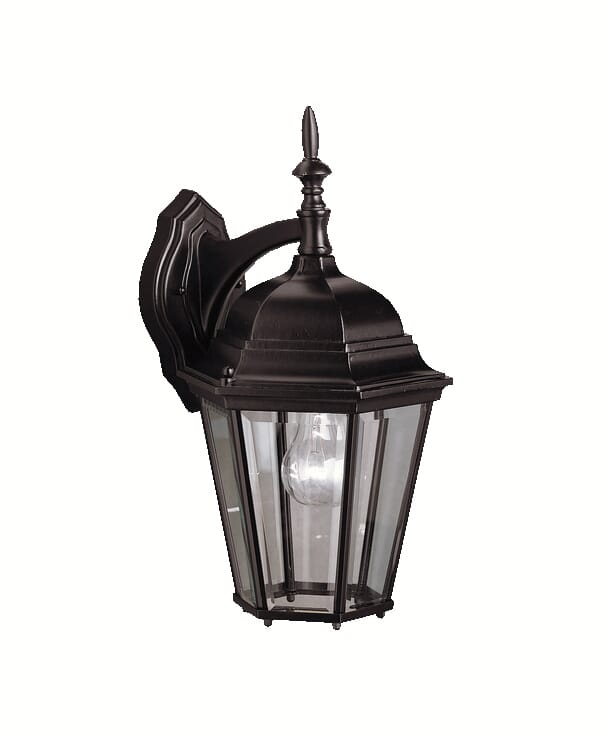 Kichler Madison 1-Light 17" Large Outdoor Wall in Black Finish