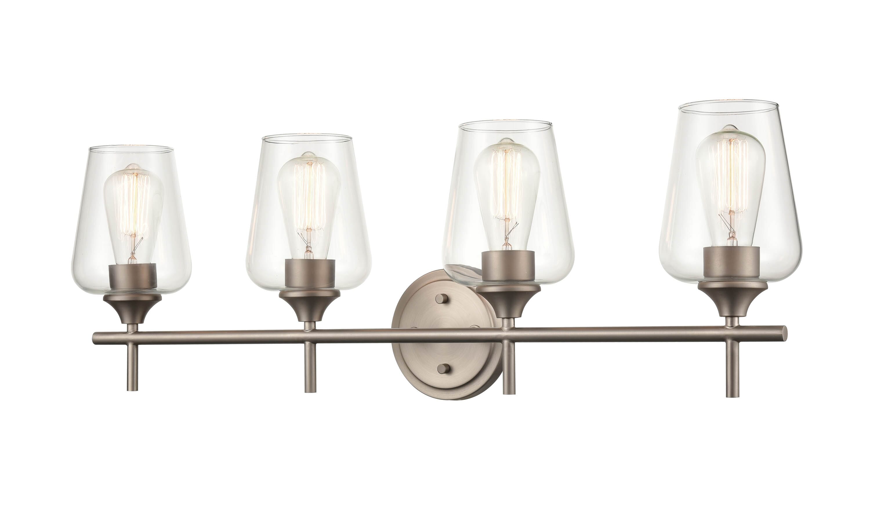 Millennium Ashford 4-Light Bathroom Vanity Light in Satin Nickel