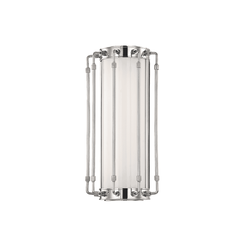 Hudson Valley Hyde Park 15" Wall Sconce in Polished Nickel
