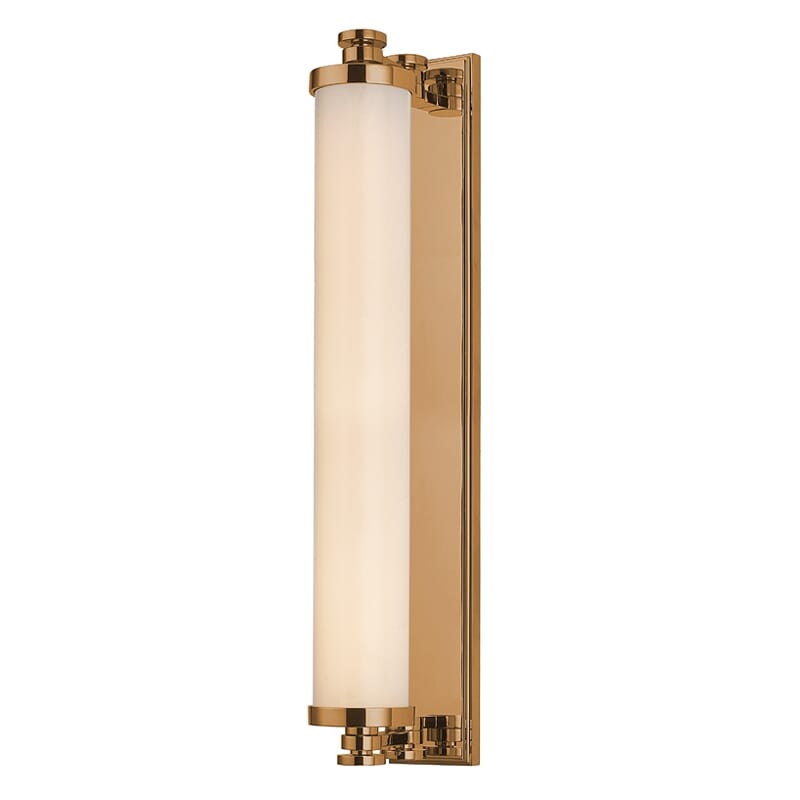 Hudson Valley Sheridan 3" Bathroom Vanity Light in Aged Brass