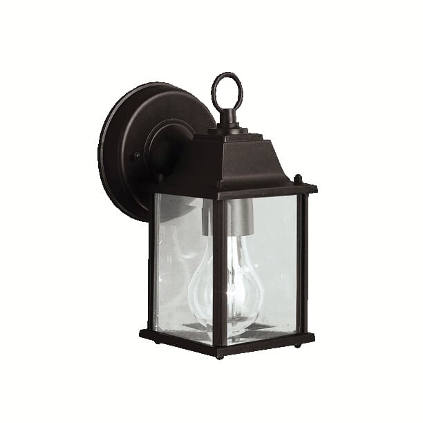 Kichler Barrie 1-Light 8.5" Small Outdoor Wall in Black Finish