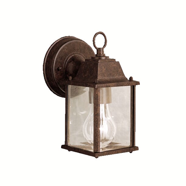 Kichler Barrie 1-Light 8.5" Small Outdoor Wall in Tannery Bronze