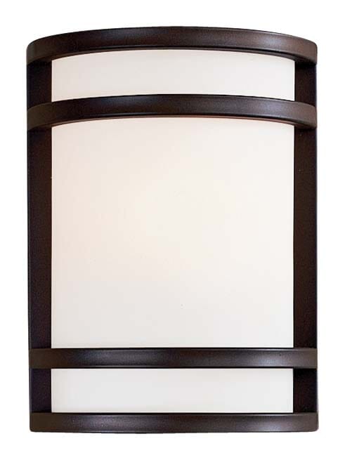 The Great Outdoors Bay View 10" Outdoor Wall Light in Oil Rubbed Bronze