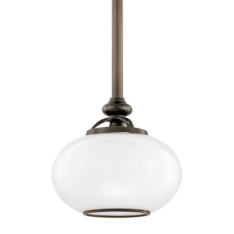 Hudson Valley Canton 9" Pendant Light in Old Bronze