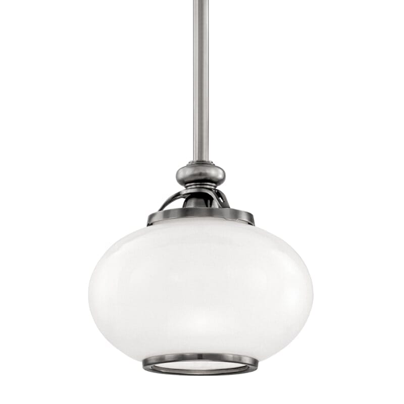 Hudson Valley Canton 9" Pendant Light in Old Nickel