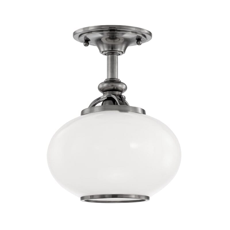 Hudson Valley Canton Ceiling Light in Old Nickel