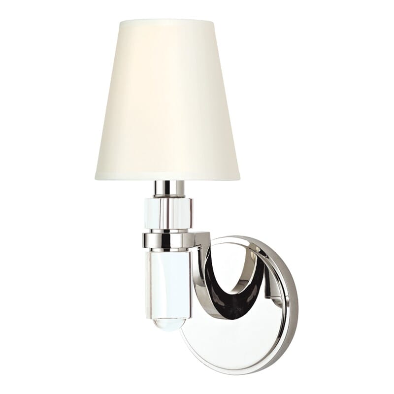 Hudson Valley Dayton 12" Wall Sconce in Polished Nickel