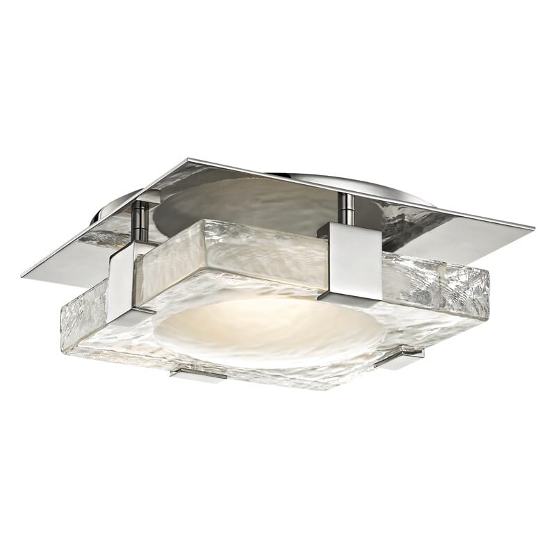 Hudson Valley Bourne 11" Wall Sconce in Polished Nickel