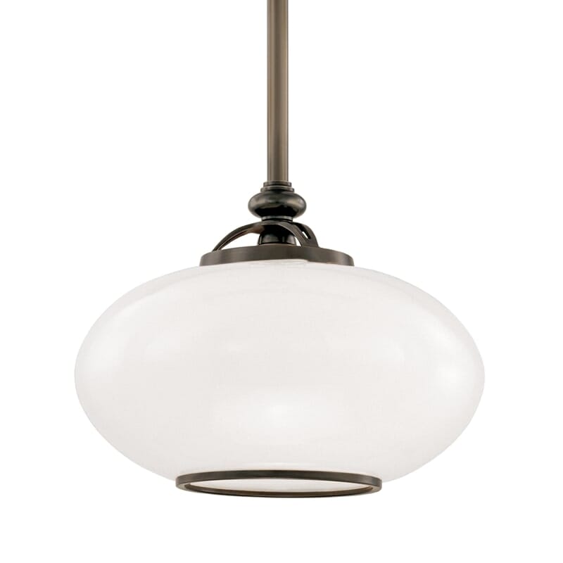 Hudson Valley Canton 9" Pendant Light in Old Bronze