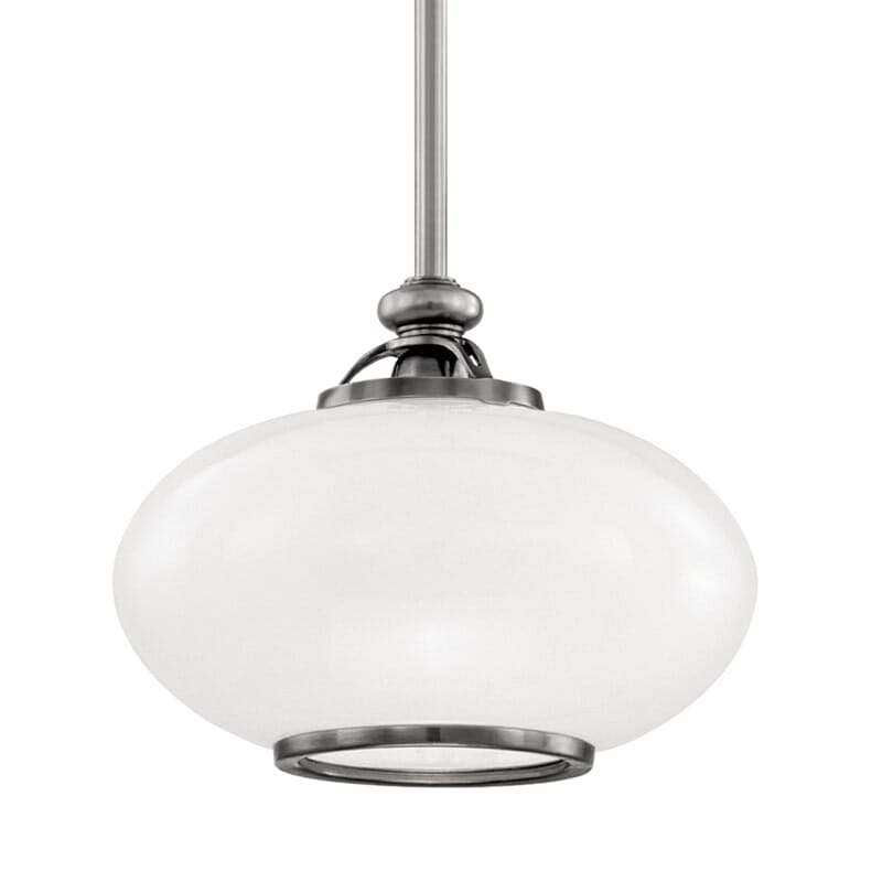 Hudson Valley Canton 9" Pendant Light in Old Nickel