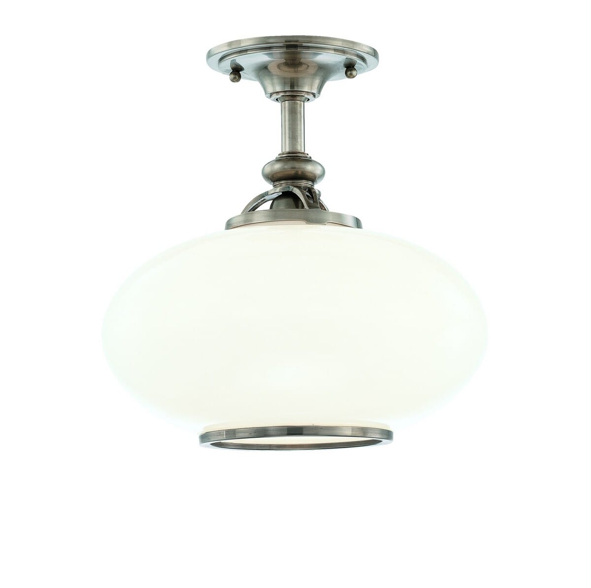 Hudson Valley Canton Ceiling Light in Old Nickel