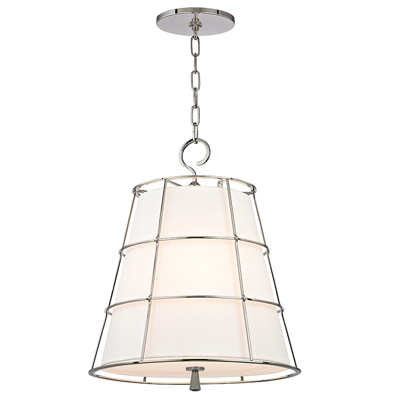 Hudson Valley Savona 3-Light 22" Pendant Light in Polished Nickel