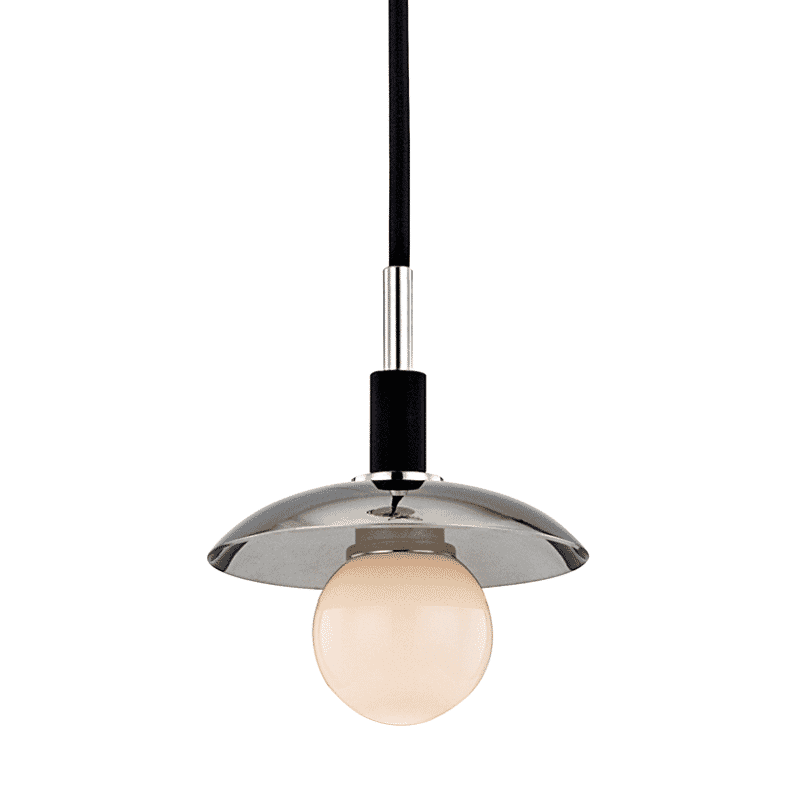 Hudson Valley Julien 6" Pendant Light in Polished Nickel