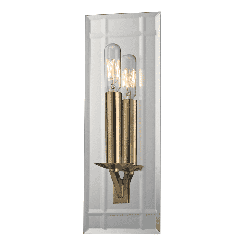 Hudson Valley Austin 13" Wall Sconce in Aged Brass