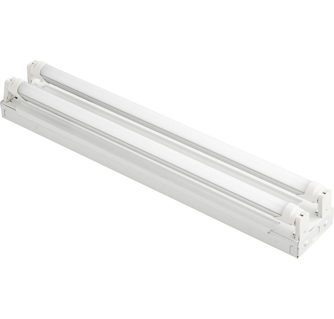 Quorum Transitional 2-Light 4" Linear Fluorescent in White