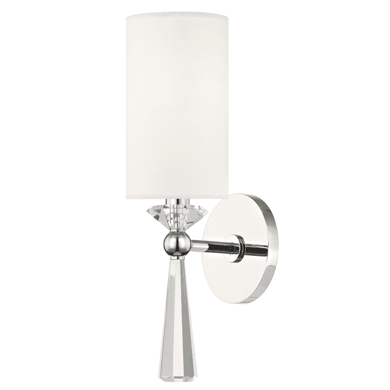 Hudson Valley Birch 15" Wall Sconce in Polished Nickel