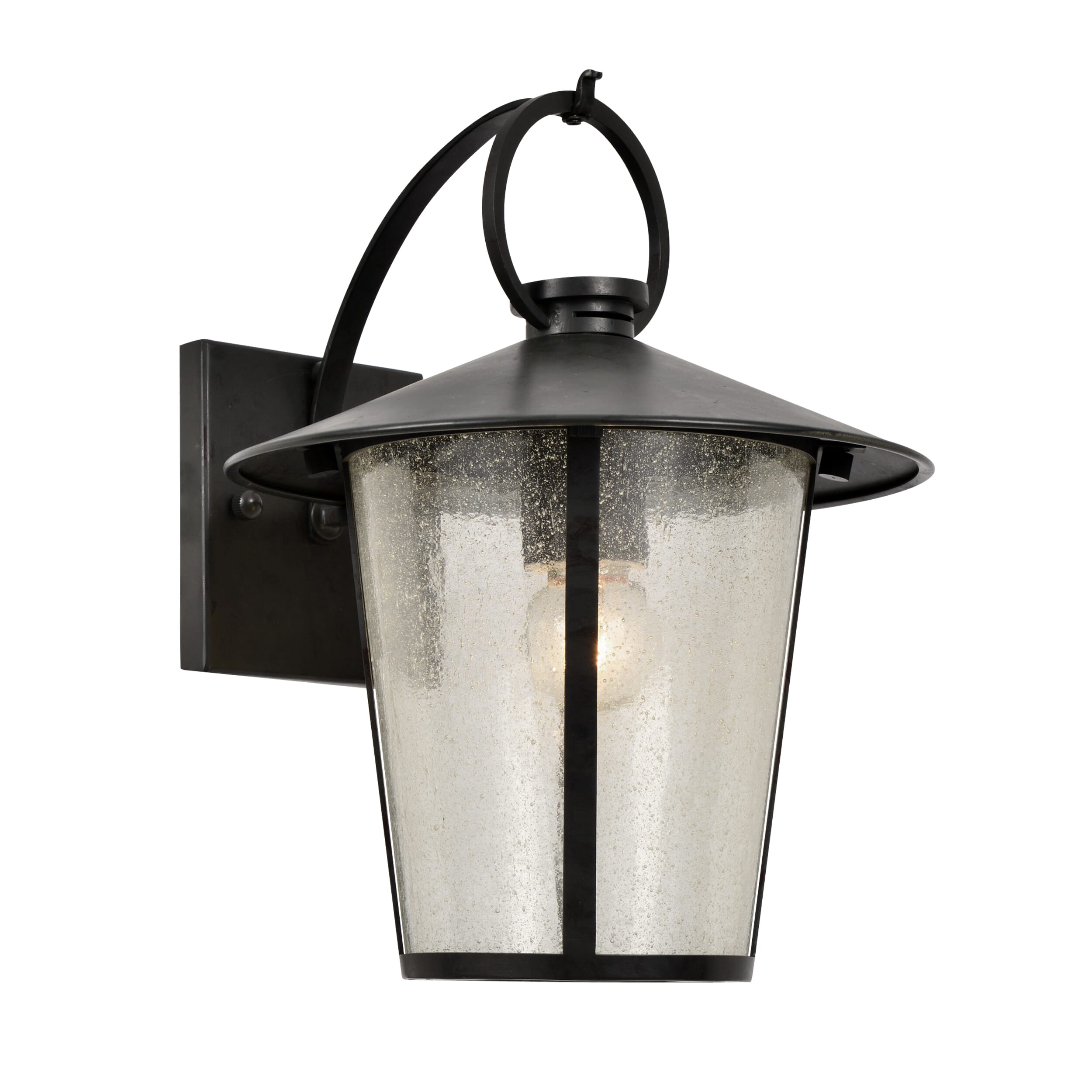 Crystorama Andover 11" Outdoor Wall Light in Matte Black