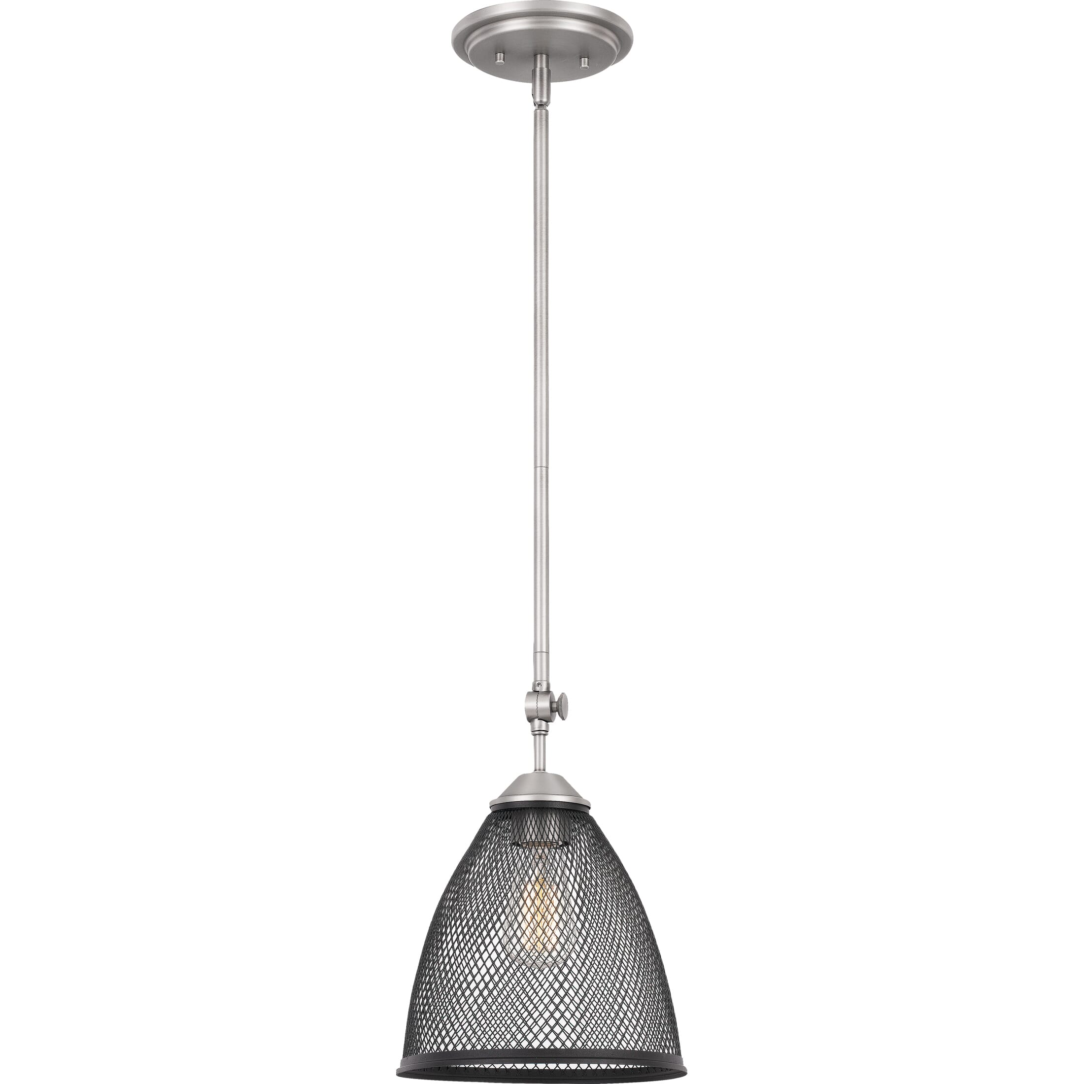 Quoizel Annex 9" Pendant Light in Antique Nickel