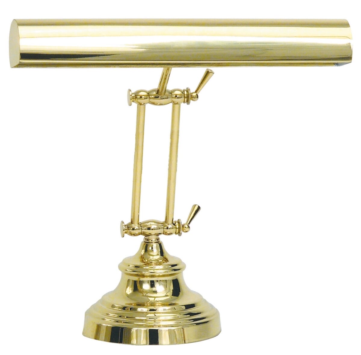 House of Troy Advent 14" Polished Brass Piano Desk Lamp