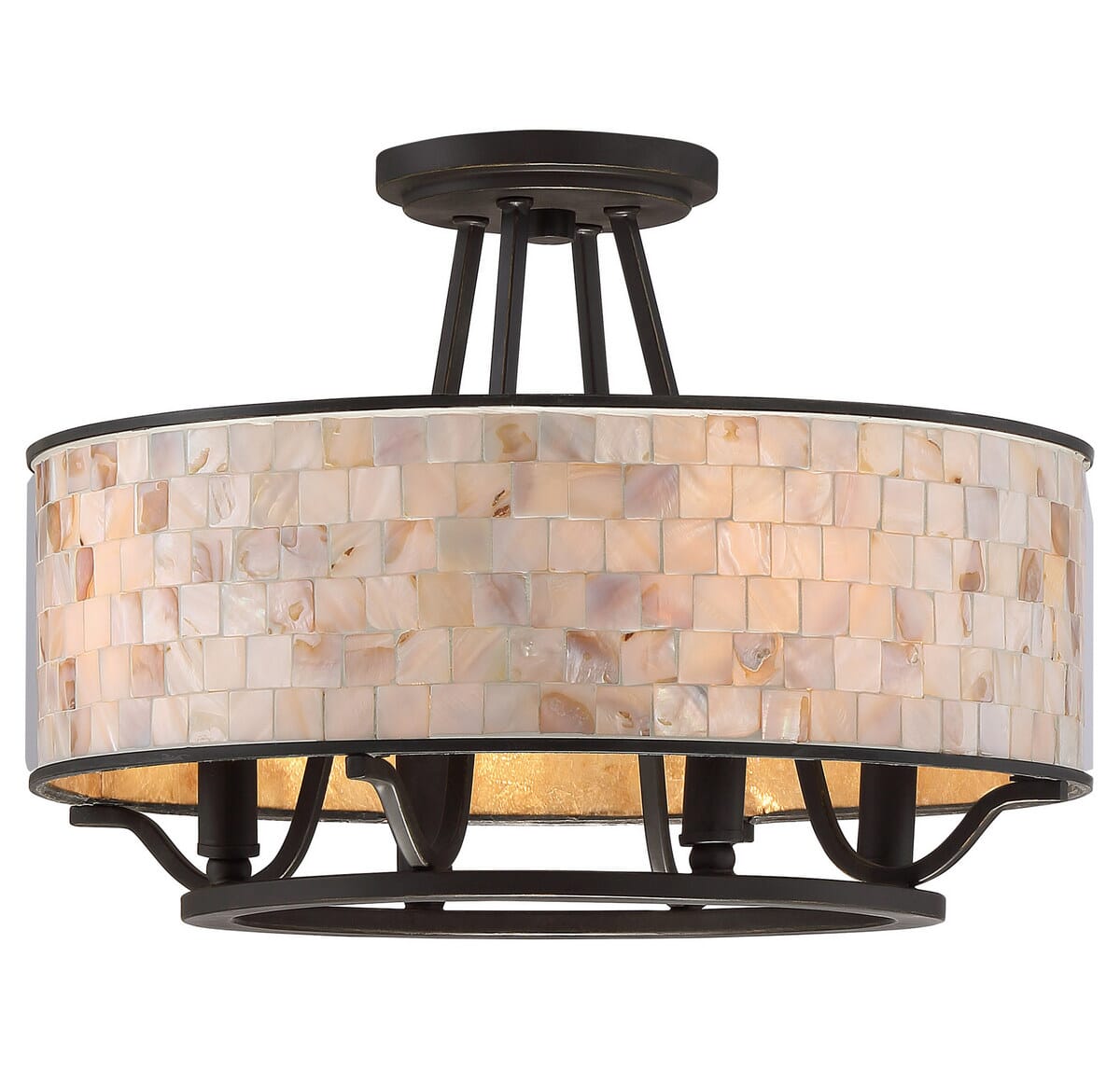 Quoizel Aristocrat 4-Light 16" Ceiling Light in Palladian Bronze