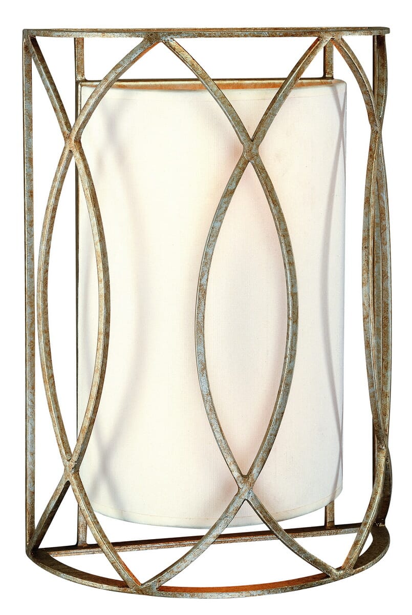 Troy Sausalito 2-Light 14" Wall Sconce in Silver Gold