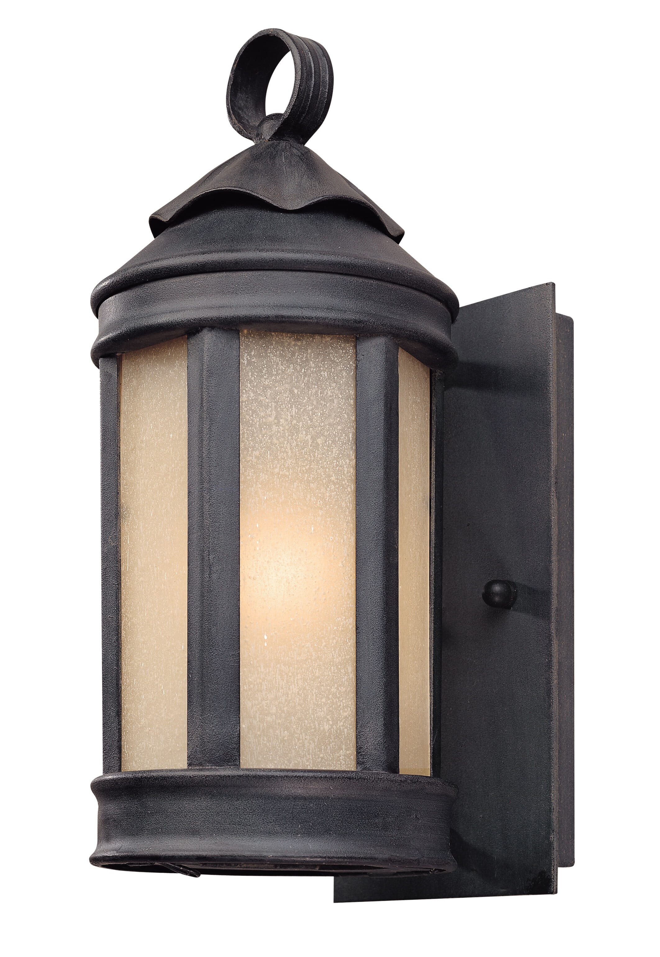 Troy Andersons Forge 12" Outdoor Wall Light in Antique Iron