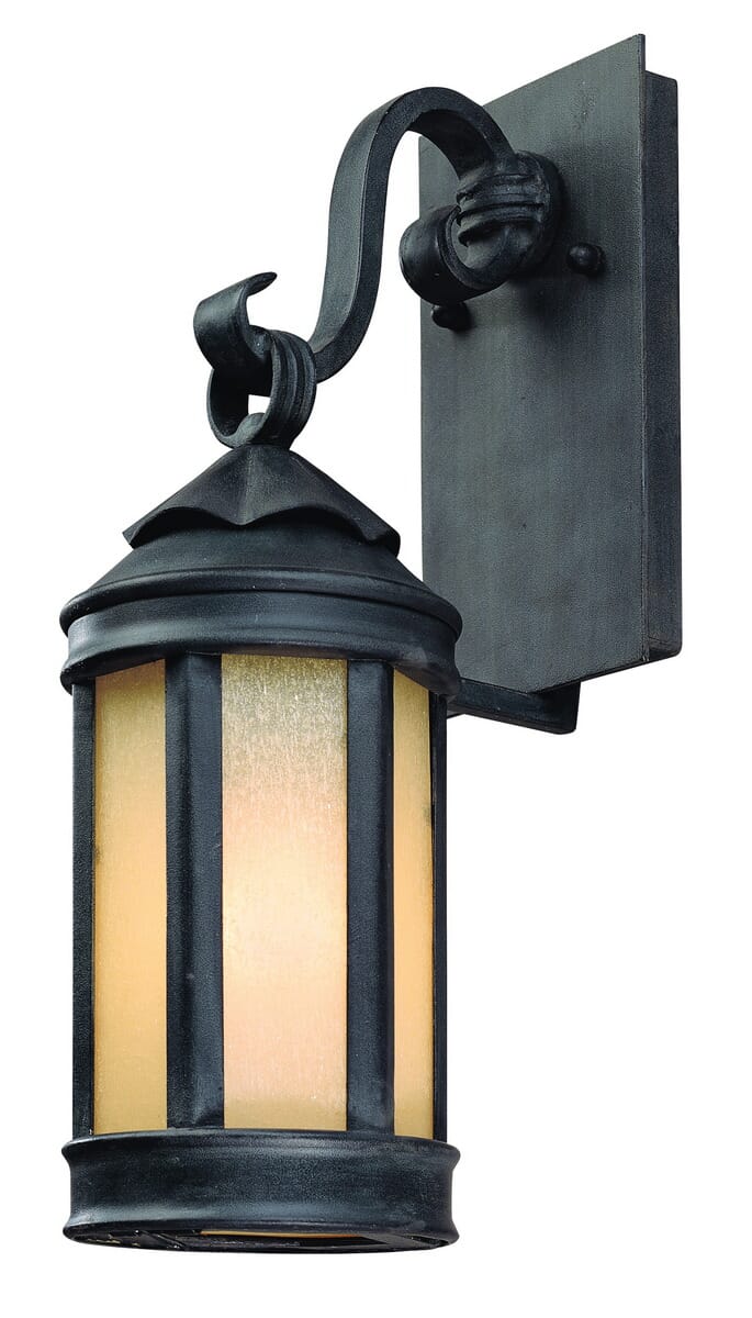 Troy Andersons Forge 16" Outdoor Wall Light in Antique Iron