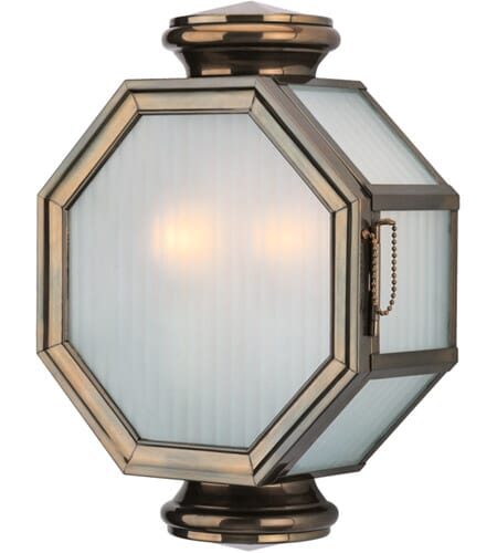 Troy Lexington 2-Light 15" Outdoor Wall Light in Heritage Bronze