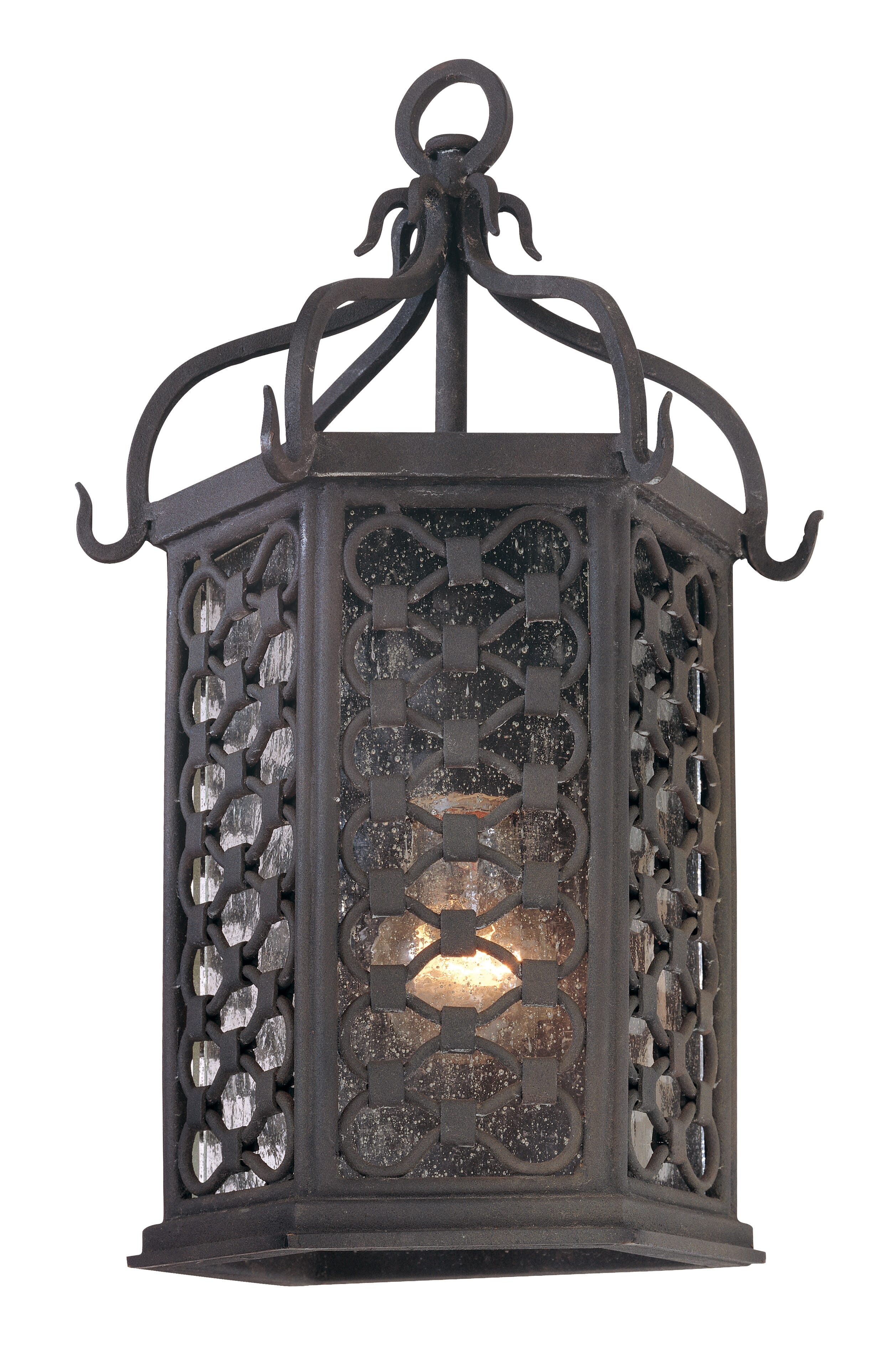 Troy Los Olivos 15" Outdoor Wall Light in Old Iron