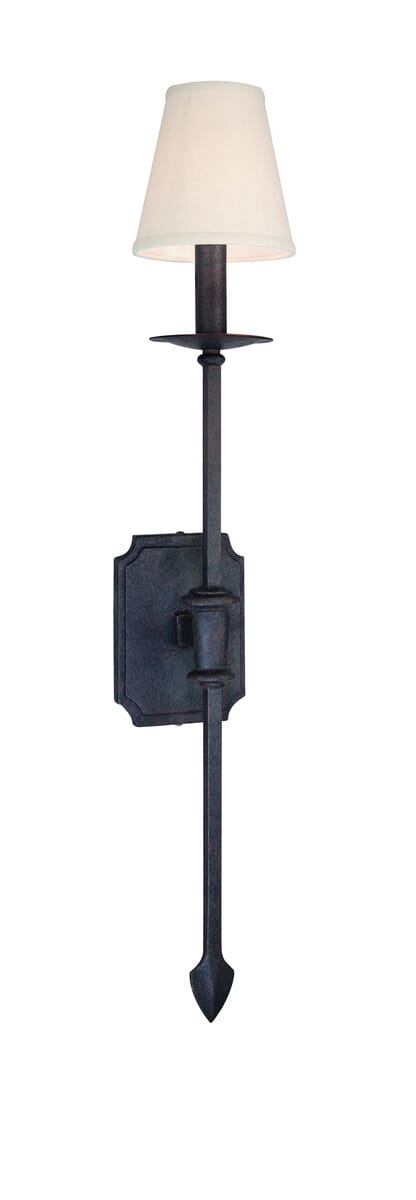 Troy La Brea 30" Wall Sconce in French Iron