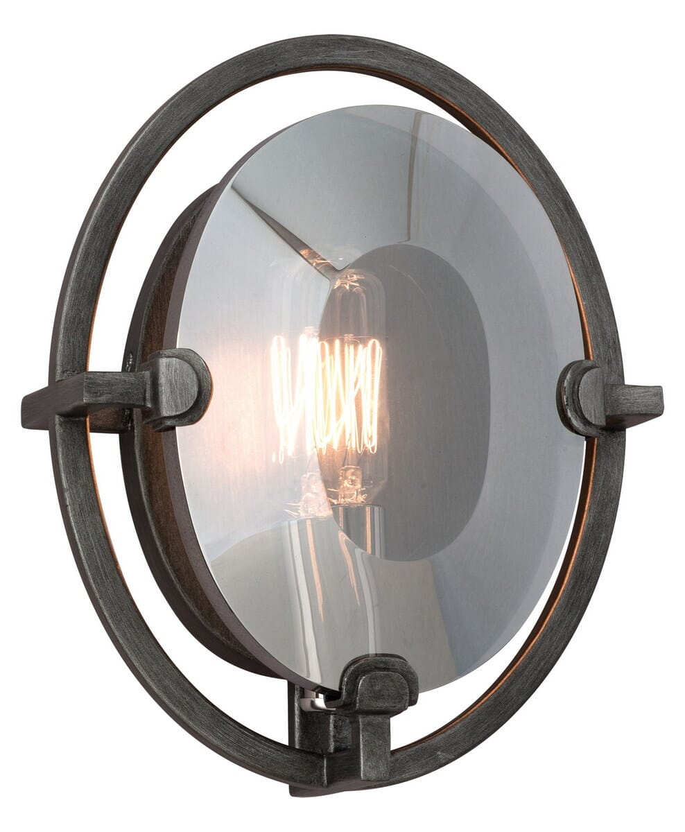 Troy Prism 9" Wall Sconce in Graphite