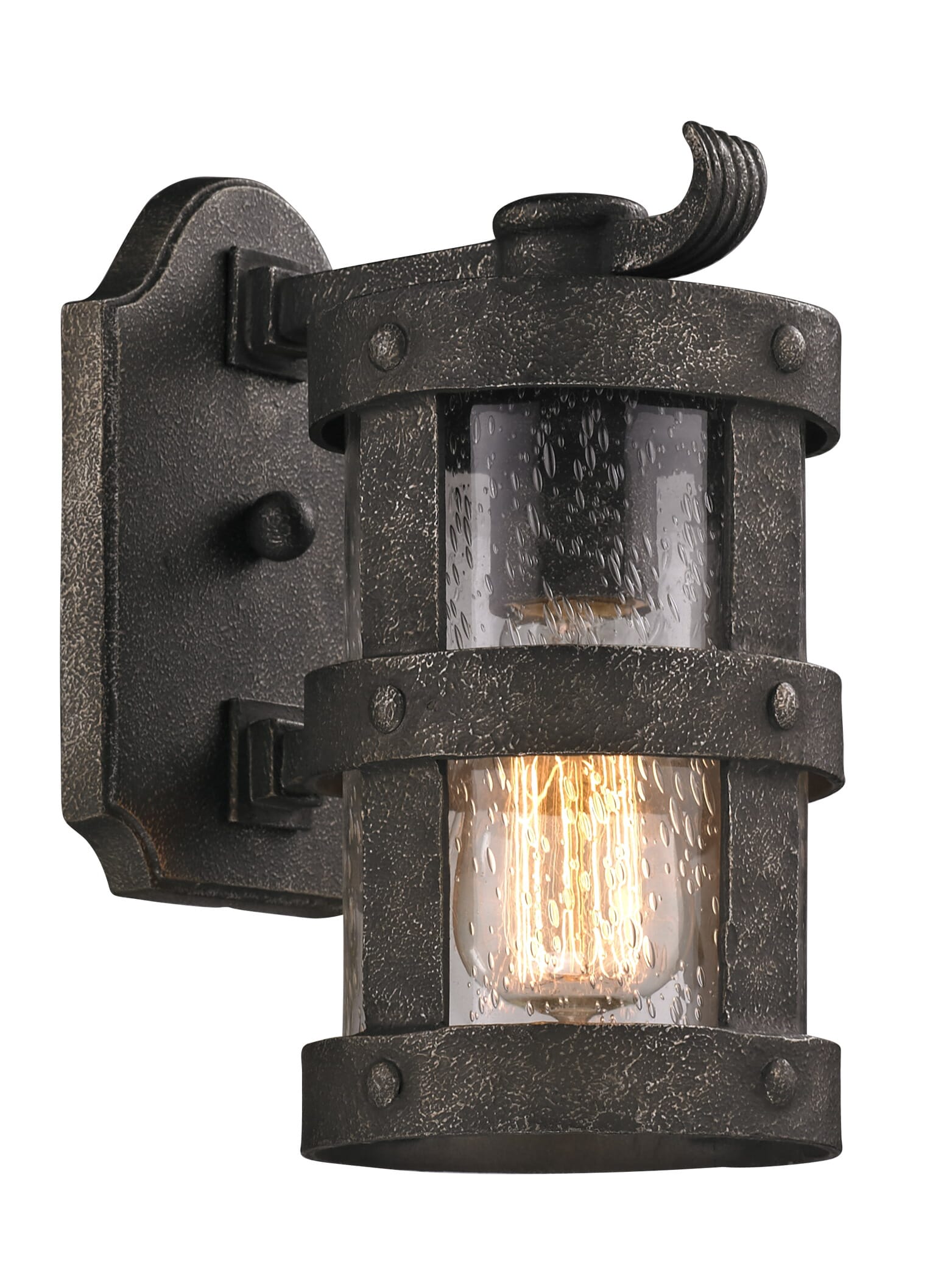 Troy Barbosa 10" Outdoor Wall Light in Barbosa Bronze